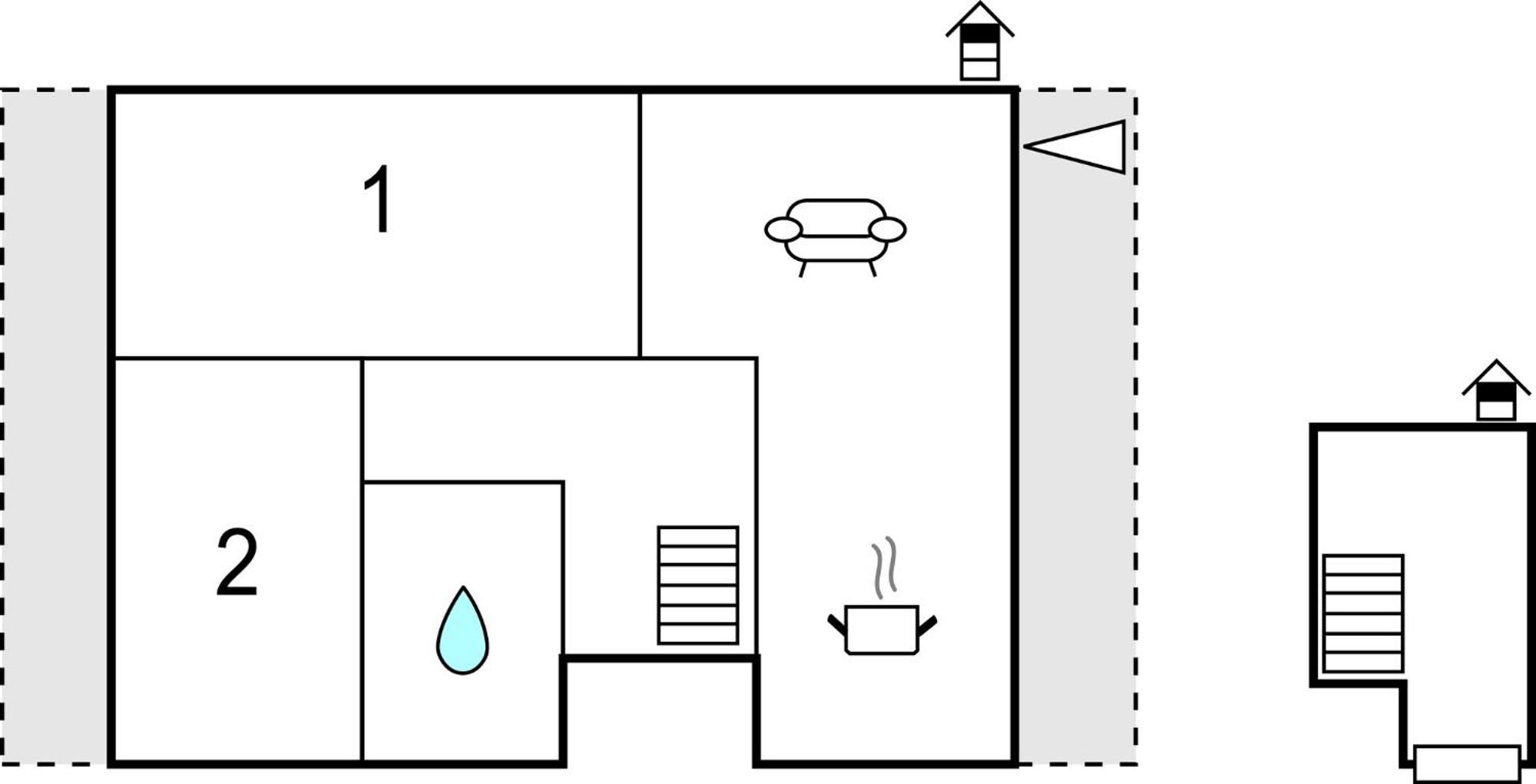 2 Bedroom Lovely Apartment In Komarna 클레크 외부 사진